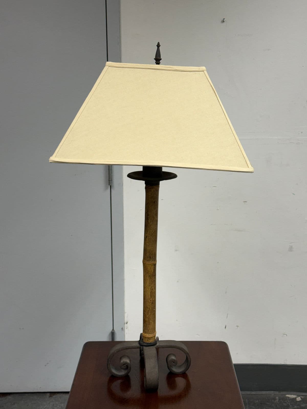 Hollywood Regency Bamboo Form Table Lamp - Thumbnail 4