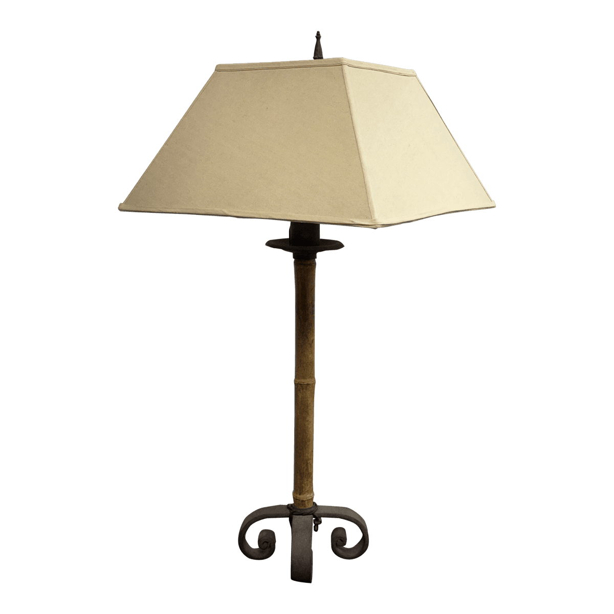 Hollywood Regency Bamboo Form Table Lamp - Thumbnail 2