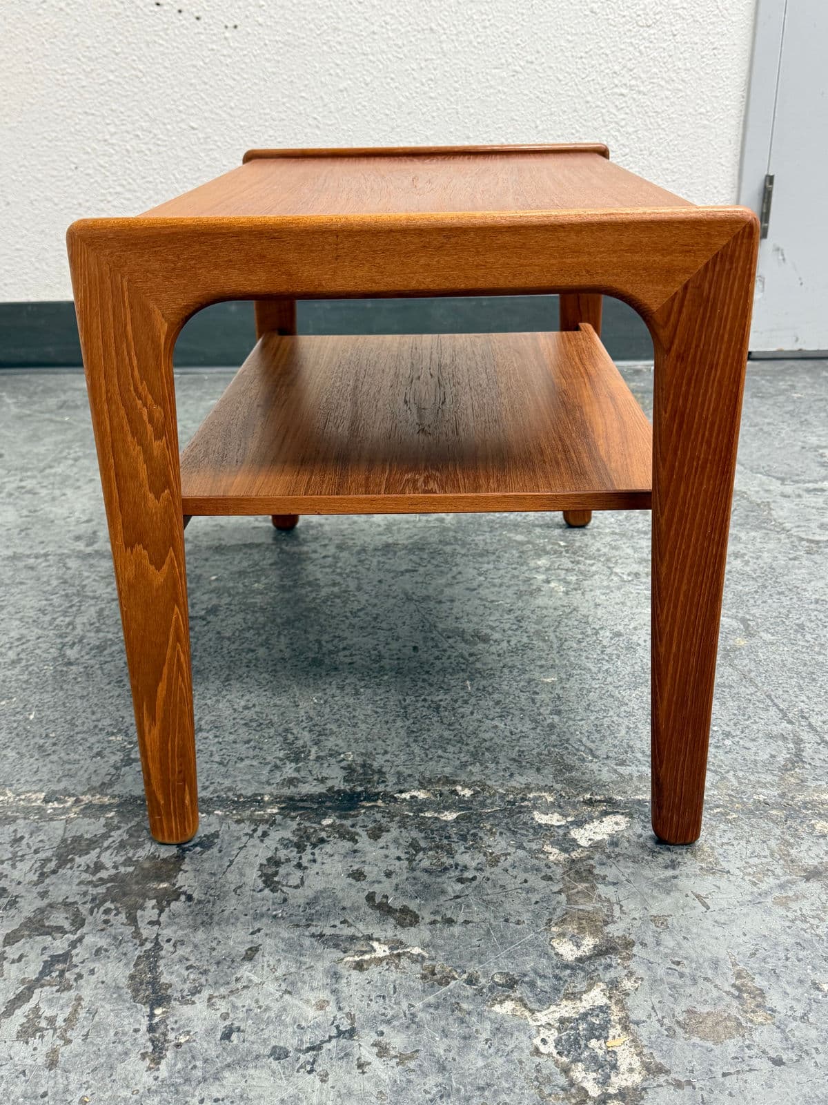 Salin Nyborg Teak Two Tiered Side Table, Mid 20th Century - Thumbnail 6