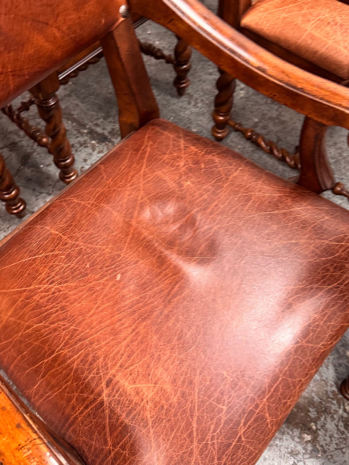 Stanley Furniture Barley Twist Chairs, Set of Six - Thumbnail 7