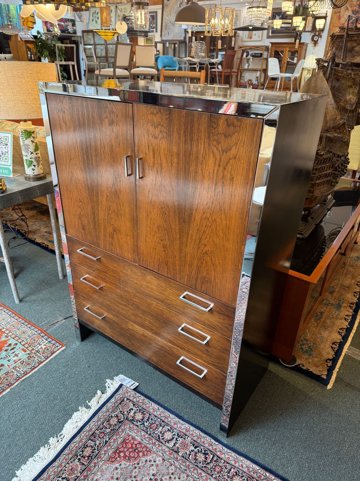 Milo Baughman for John Stuart Mid Century Gentleman Dresser - Thumbnail 3