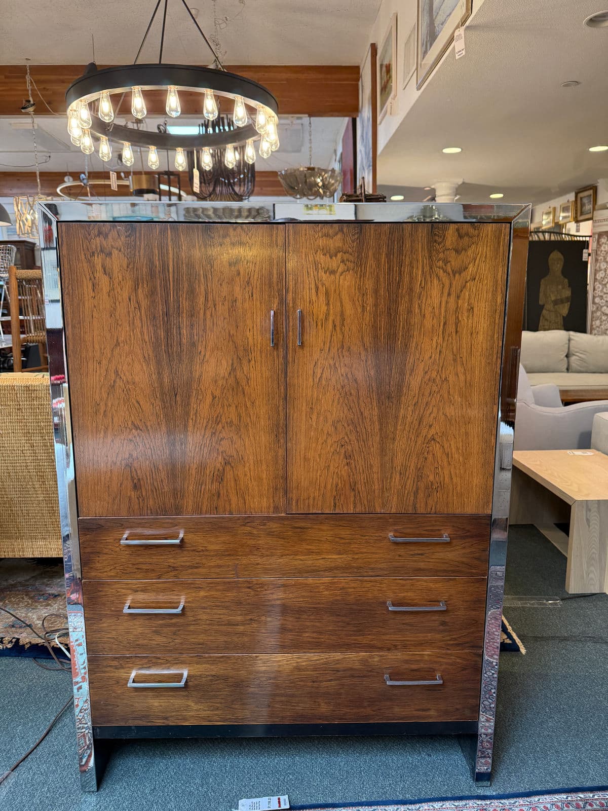 Milo Baughman for John Stuart Mid Century Gentleman Dresser - Thumbnail 4