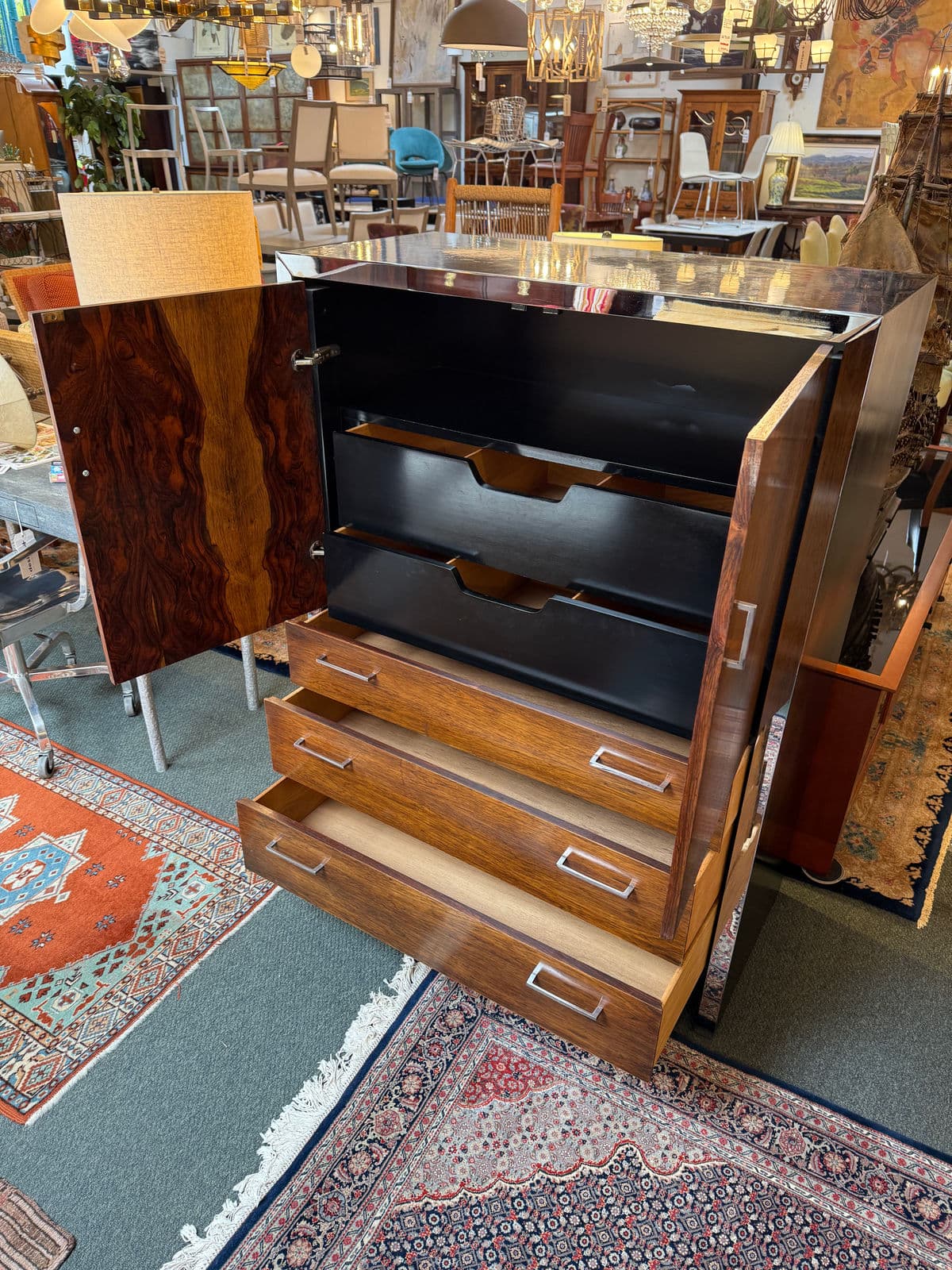 Milo Baughman for John Stuart Mid Century Gentleman Dresser - Thumbnail 6