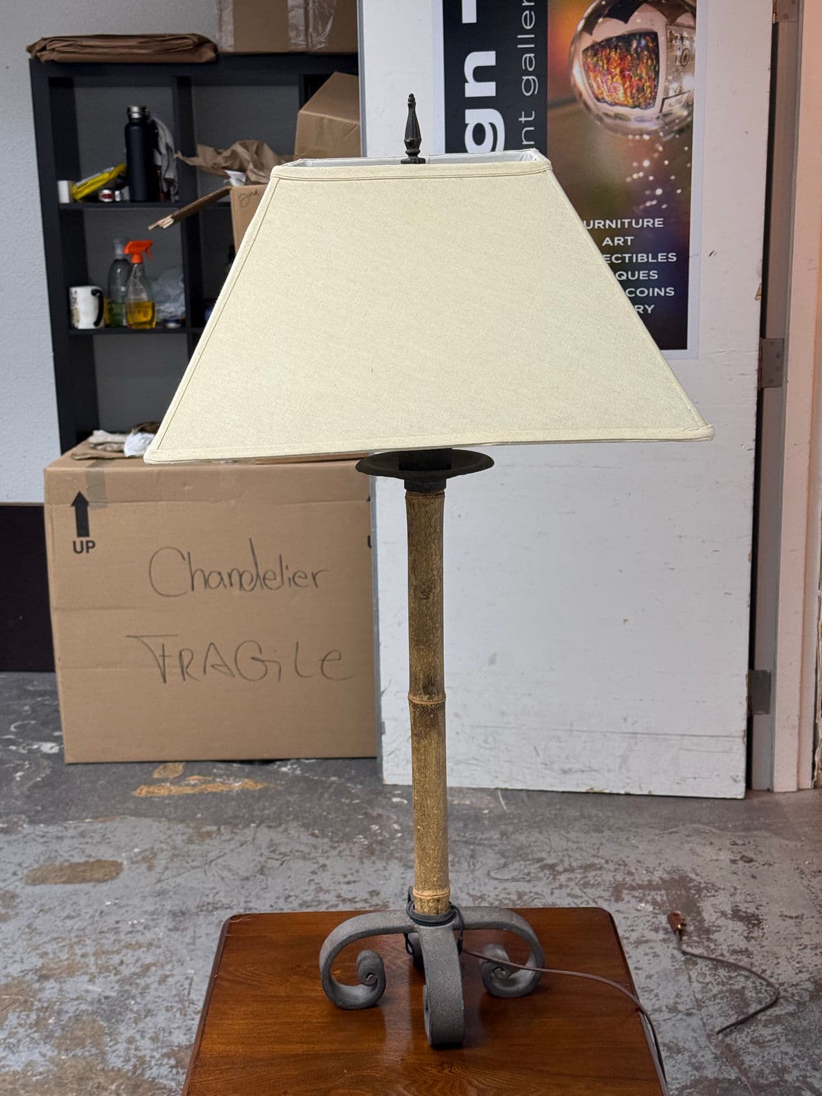 Hollywood Regency Bamboo Form Table Lamp - Thumbnail 6