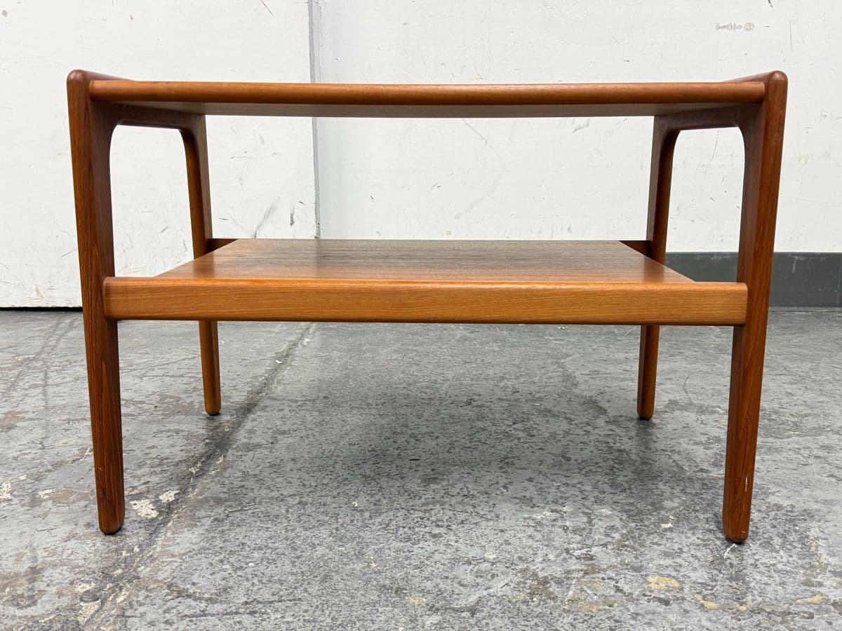 Salin Nyborg Teak Two Tiered Side Table, Mid 20th Century - Thumbnail 5