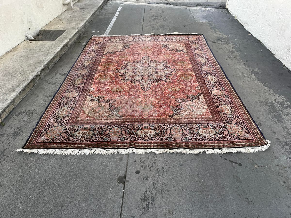 8ft 10in X 12ft Hand Knotted Silk Gulmarg Area Rug - Thumbnail 4