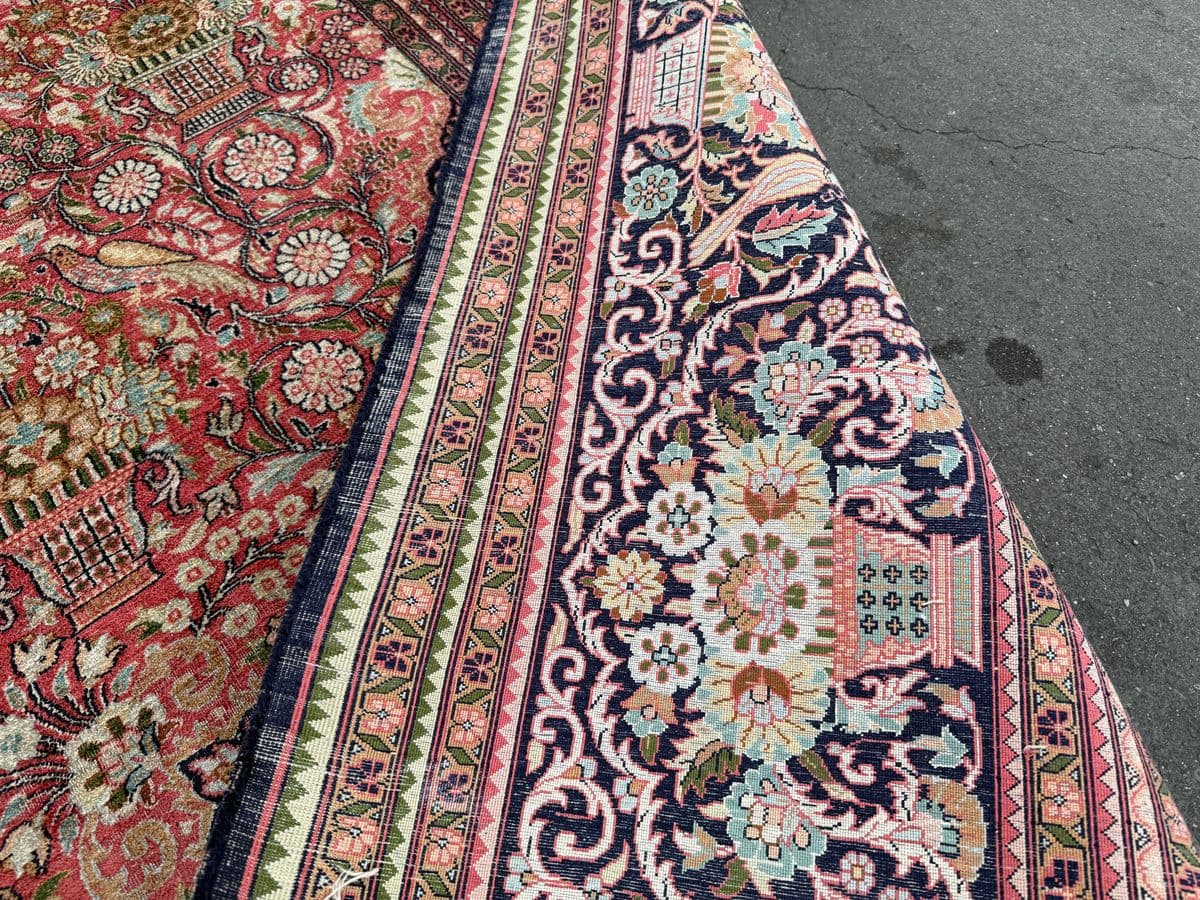 8ft 10in X 12ft Hand Knotted Silk Gulmarg Area Rug - Thumbnail 5