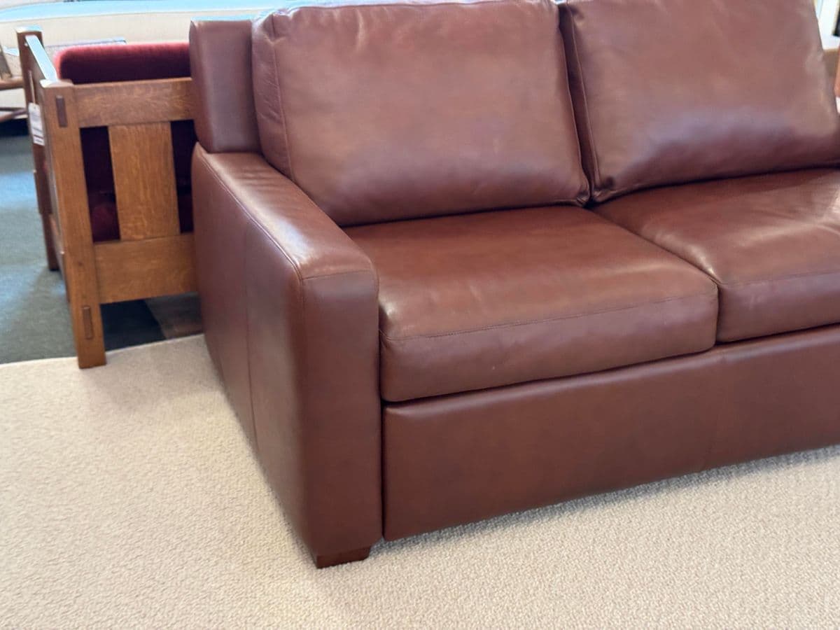 American Leather Lisbon Sleeper Sofa, Mont Blanc Leather - Thumbnail 10