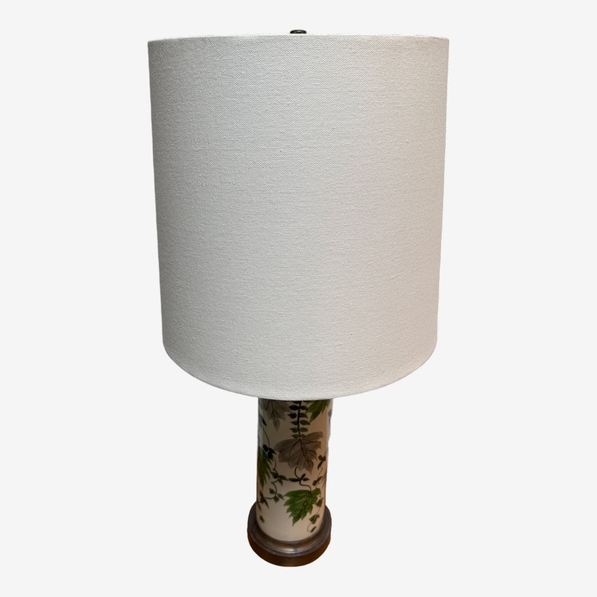 Orlando Pottery Hand Painted Leaf Table Lamp - Image 1