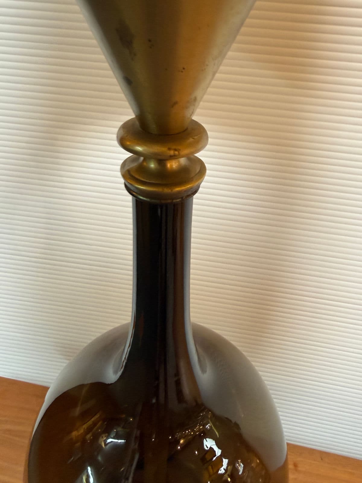 Mid 20th Century Glass Table Lamp - Thumbnail 10