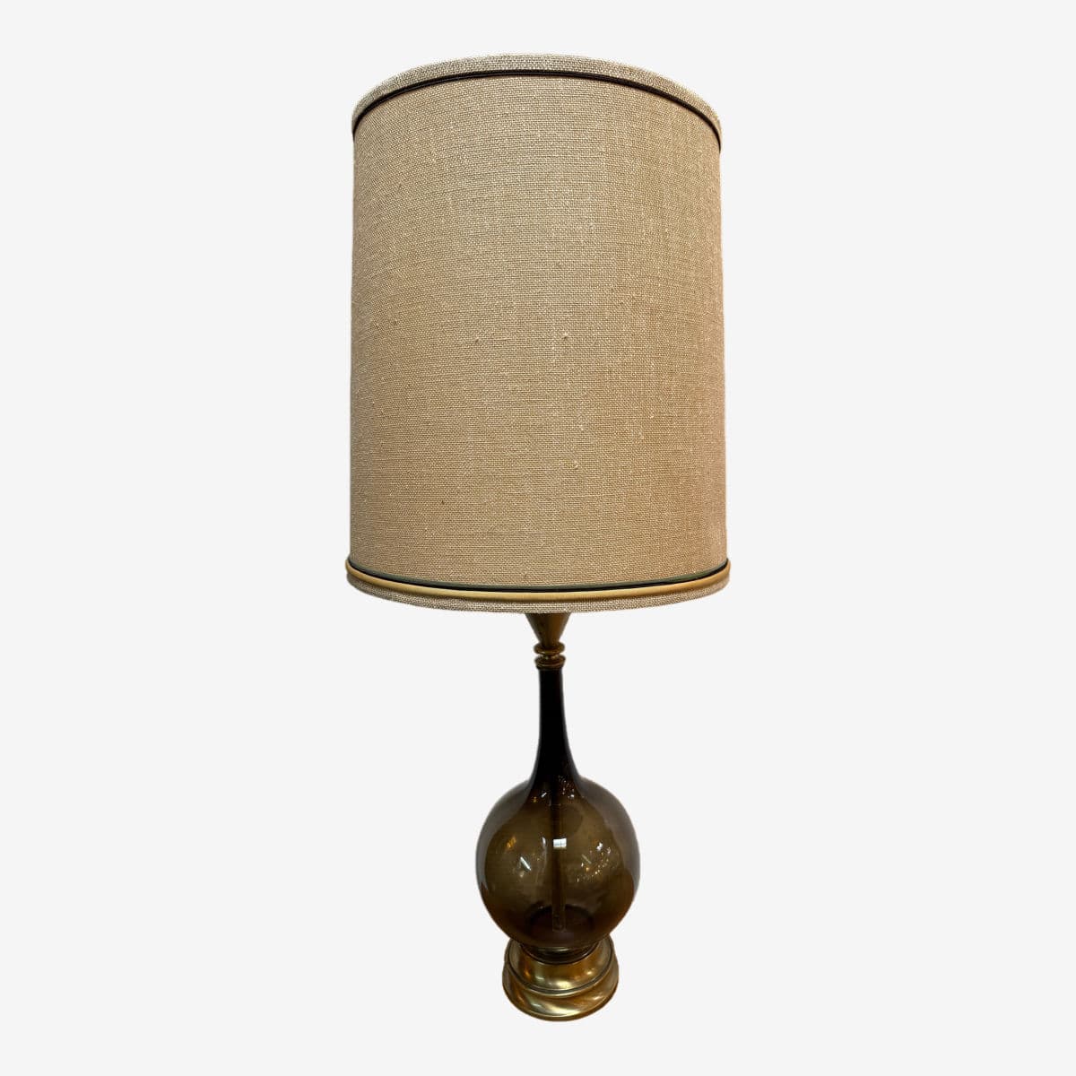 Mid 20th Century Glass Table Lamp - Image 1