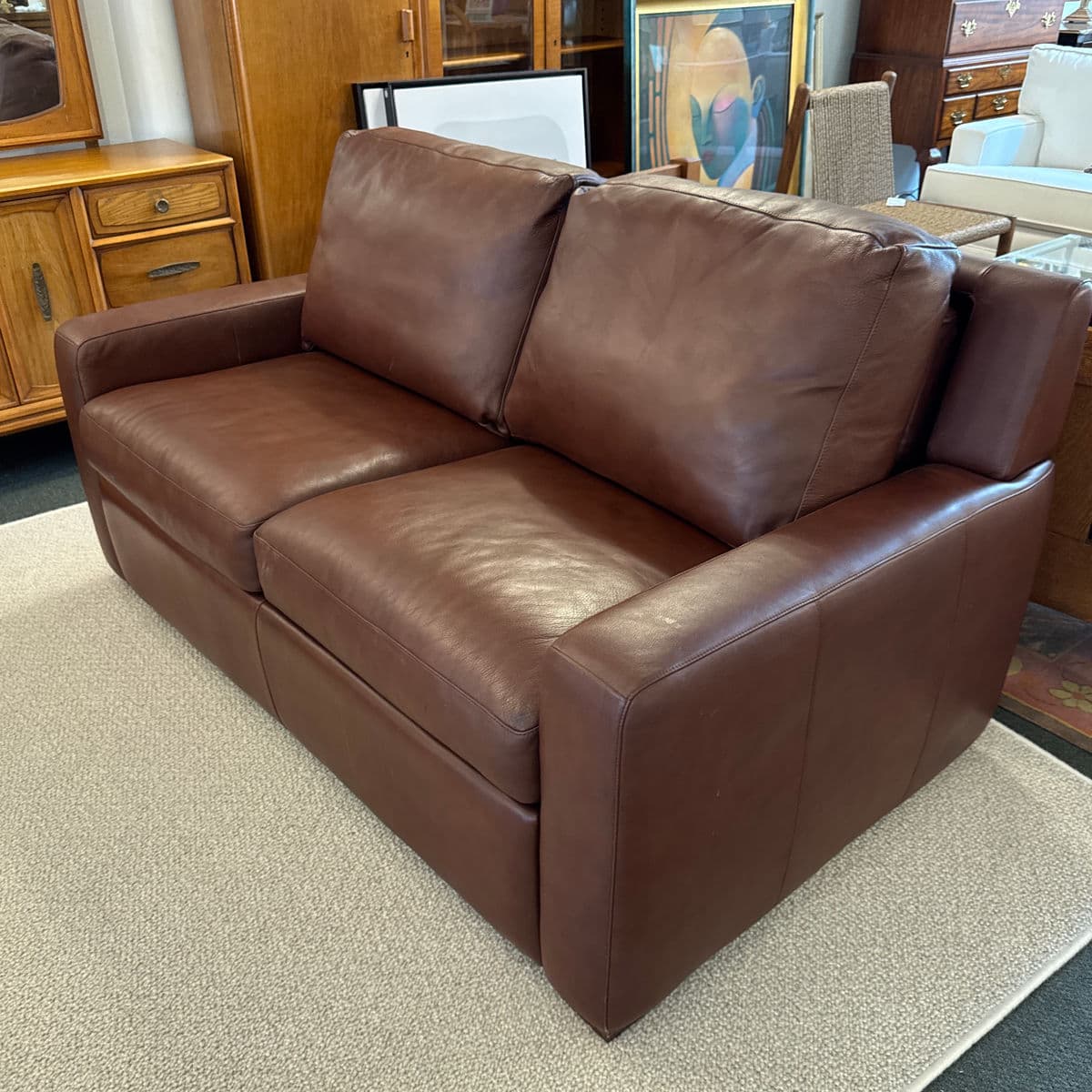 American Leather Lisbon Sleeper Sofa, Mont Blanc Leather - Thumbnail 12