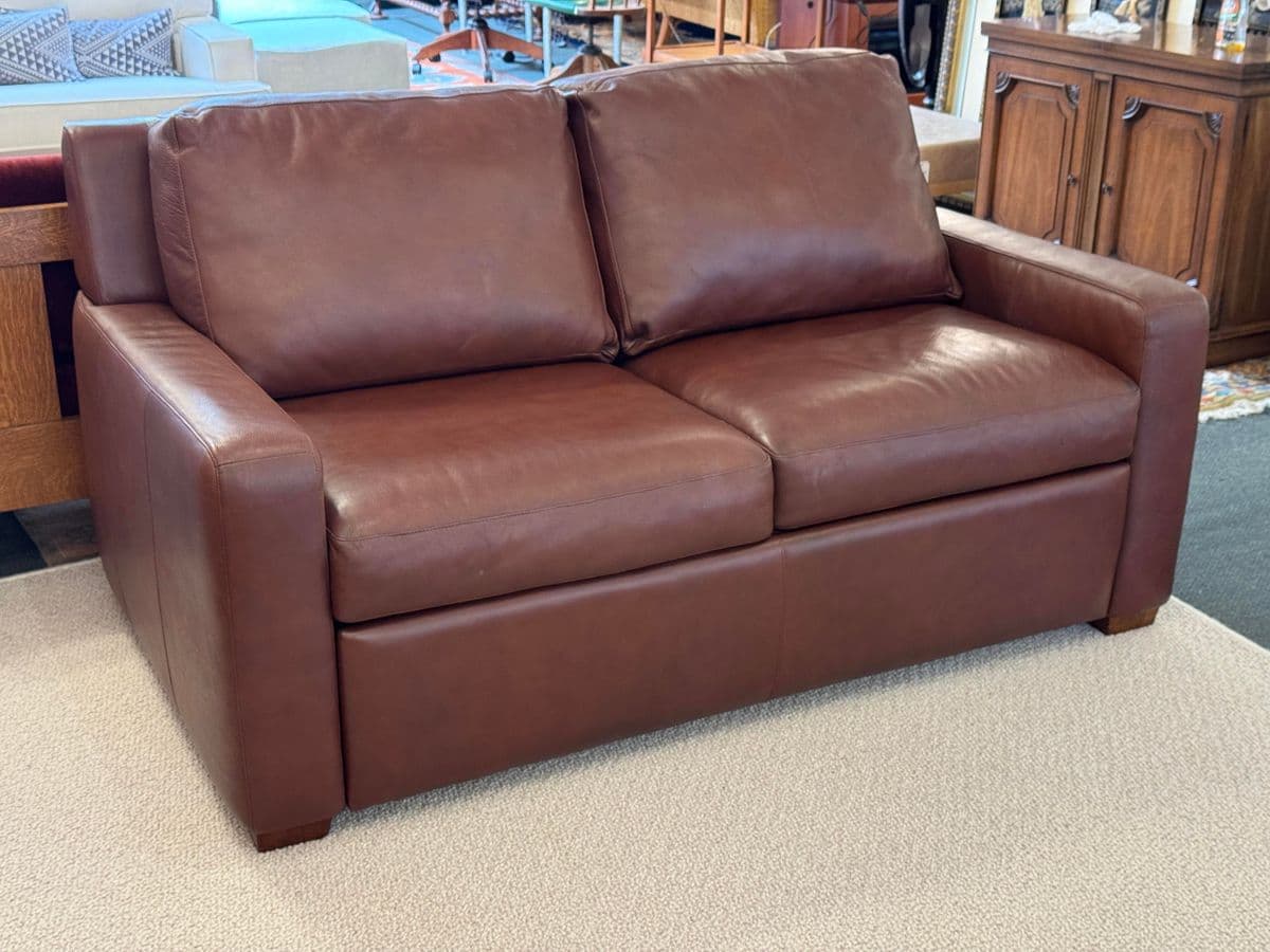 American Leather Lisbon Sleeper Sofa, Mont Blanc Leather - Thumbnail 11