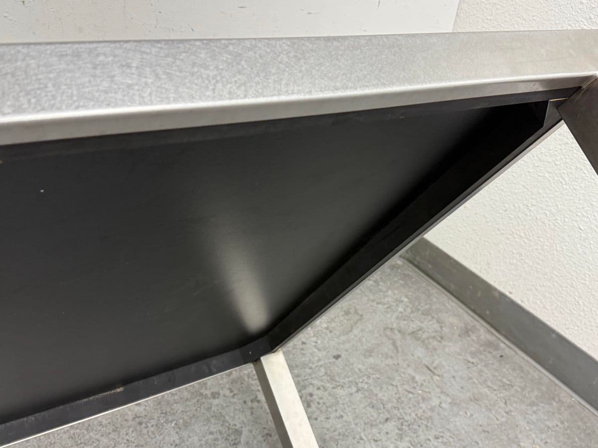 Maria Pergay Style French Stainless Steel Coffee Table - Thumbnail 13