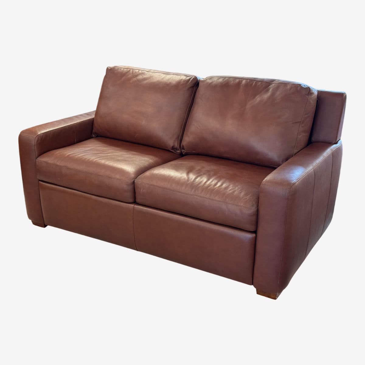 American Leather Lisbon Sleeper Sofa, Mont Blanc Leather - Image 1