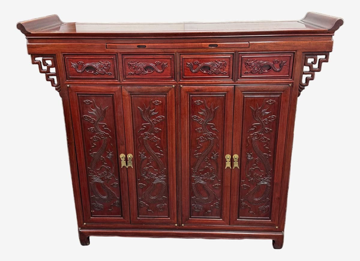 Asian Rosewood Cabinet - Image 1