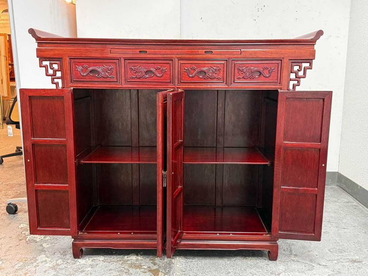 Asian Rosewood Cabinet - Thumbnail 9