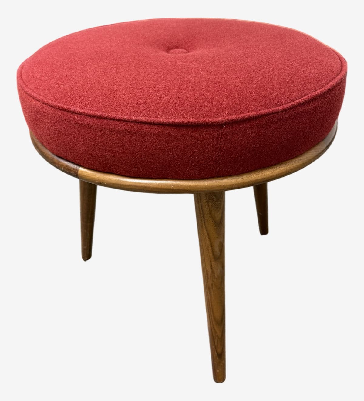 Room & Board Murphy Stool Walnut + Upholstery - Image 1