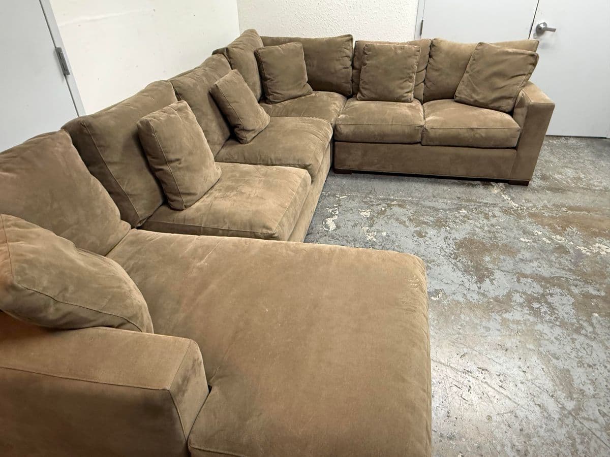 Crate & Barrel Axis Sofa + Chaise Sectional - Thumbnail 8