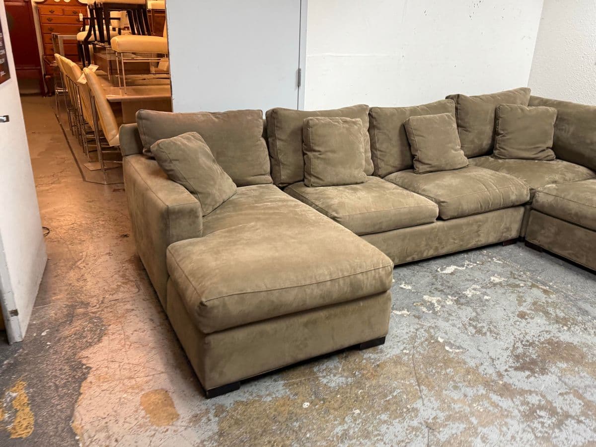 Crate & Barrel Axis Sofa + Chaise Sectional - Thumbnail 9