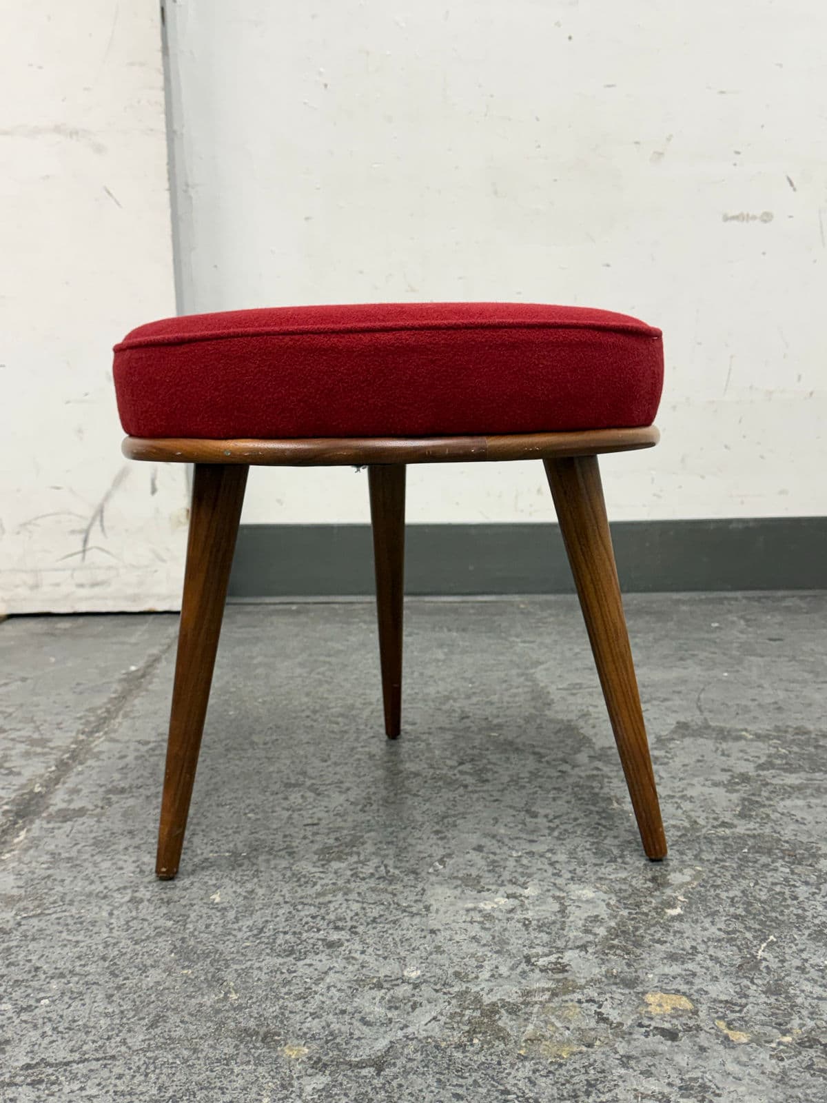 Room & Board Murphy Stool Walnut + Upholstery - Thumbnail 5