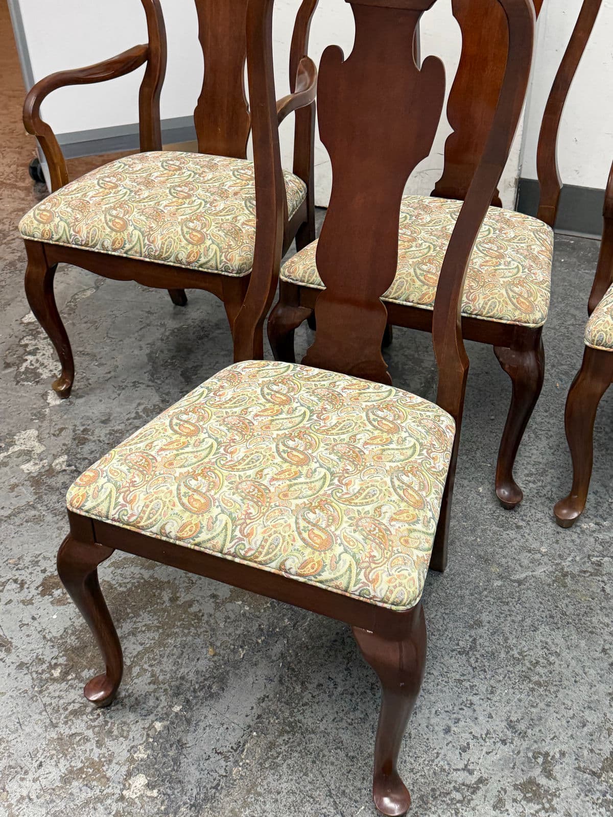 Davis Cabinet Company Colonial Dining Chairs, Vintage Set of Four - Thumbnail 10