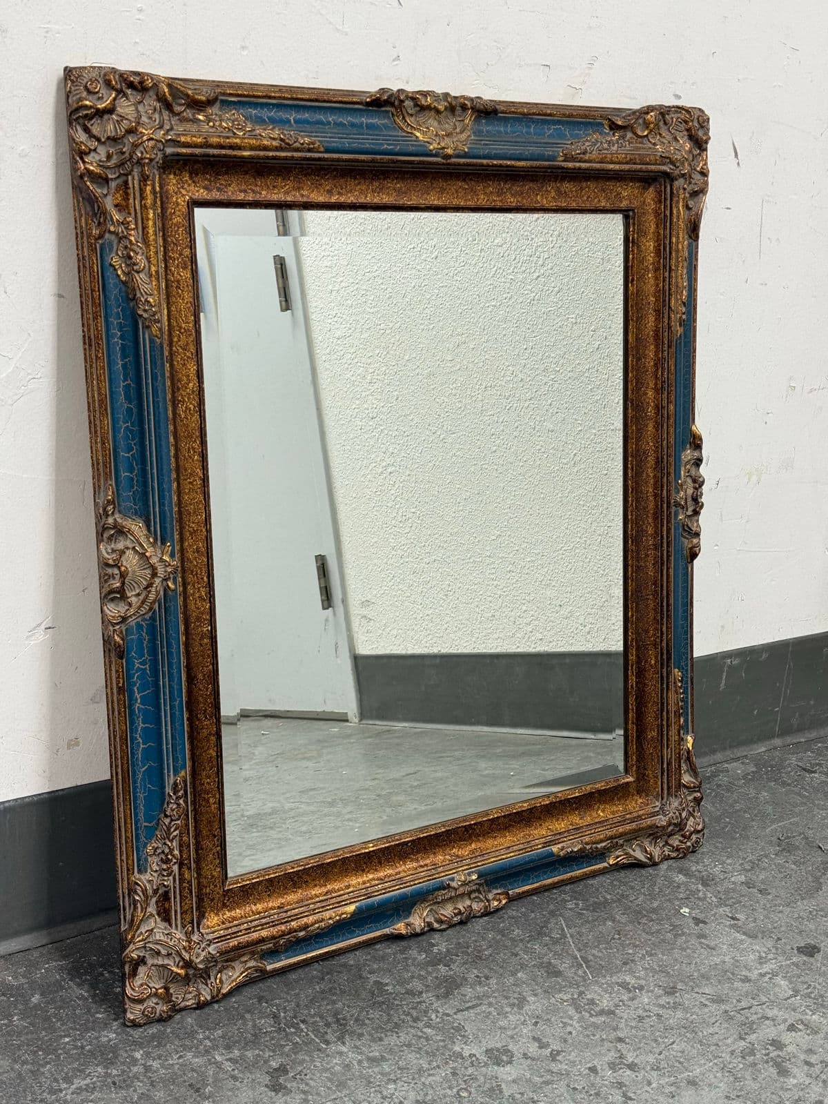 Rococo Gilt Frame Wall Mirror, Vintage - Thumbnail 4