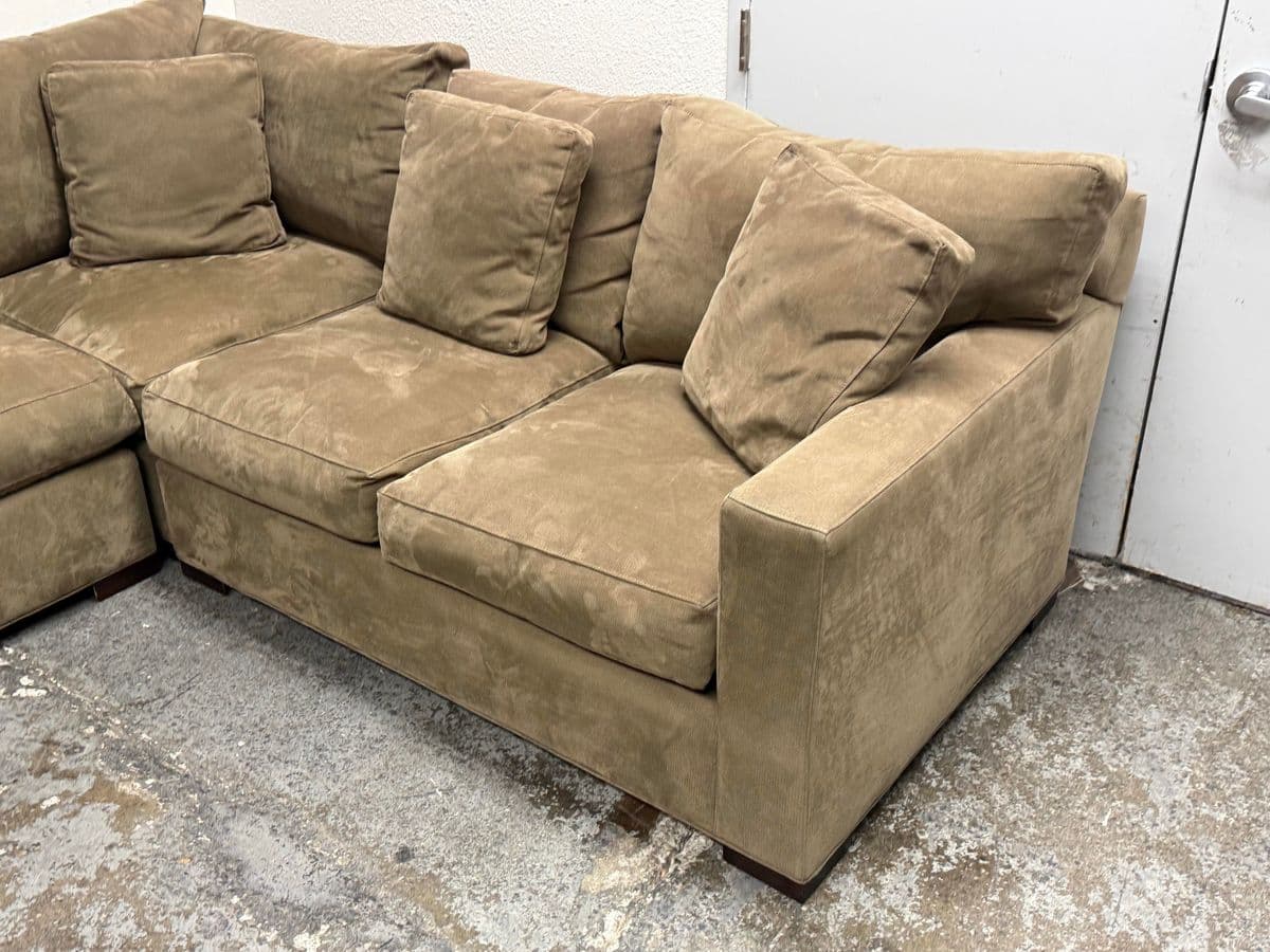 Crate & Barrel Axis Sofa + Chaise Sectional - Thumbnail 6