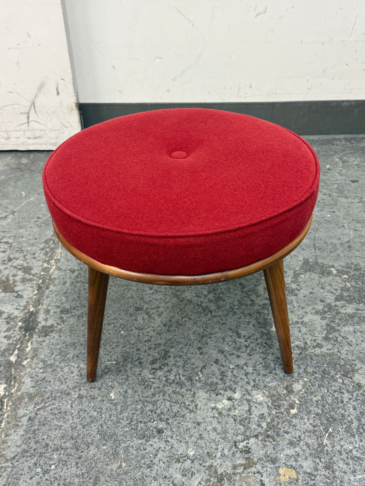 Room & Board Murphy Stool Walnut + Upholstery - Thumbnail 6