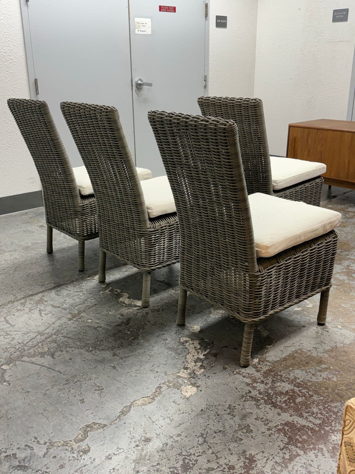 Pottery Barn Huntington Outdoor Dining Chairs + Cushion Covers, Set of Four - Thumbnail 6