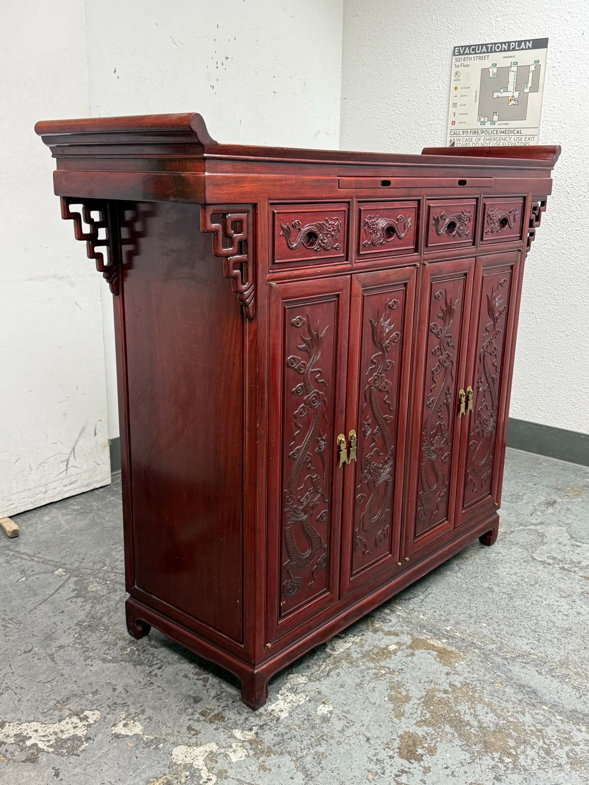 Asian Rosewood Cabinet - Thumbnail 3