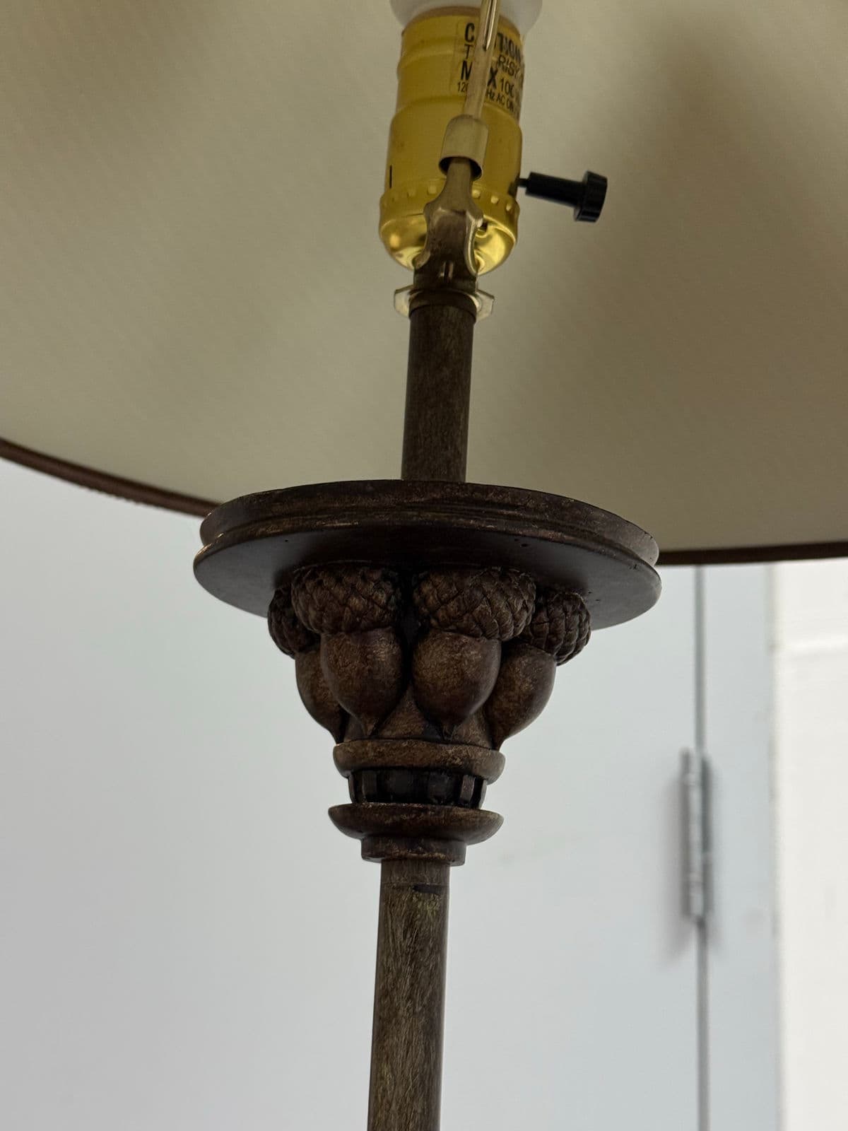 Rustic Wrought Iron Table Lamp - Thumbnail 10