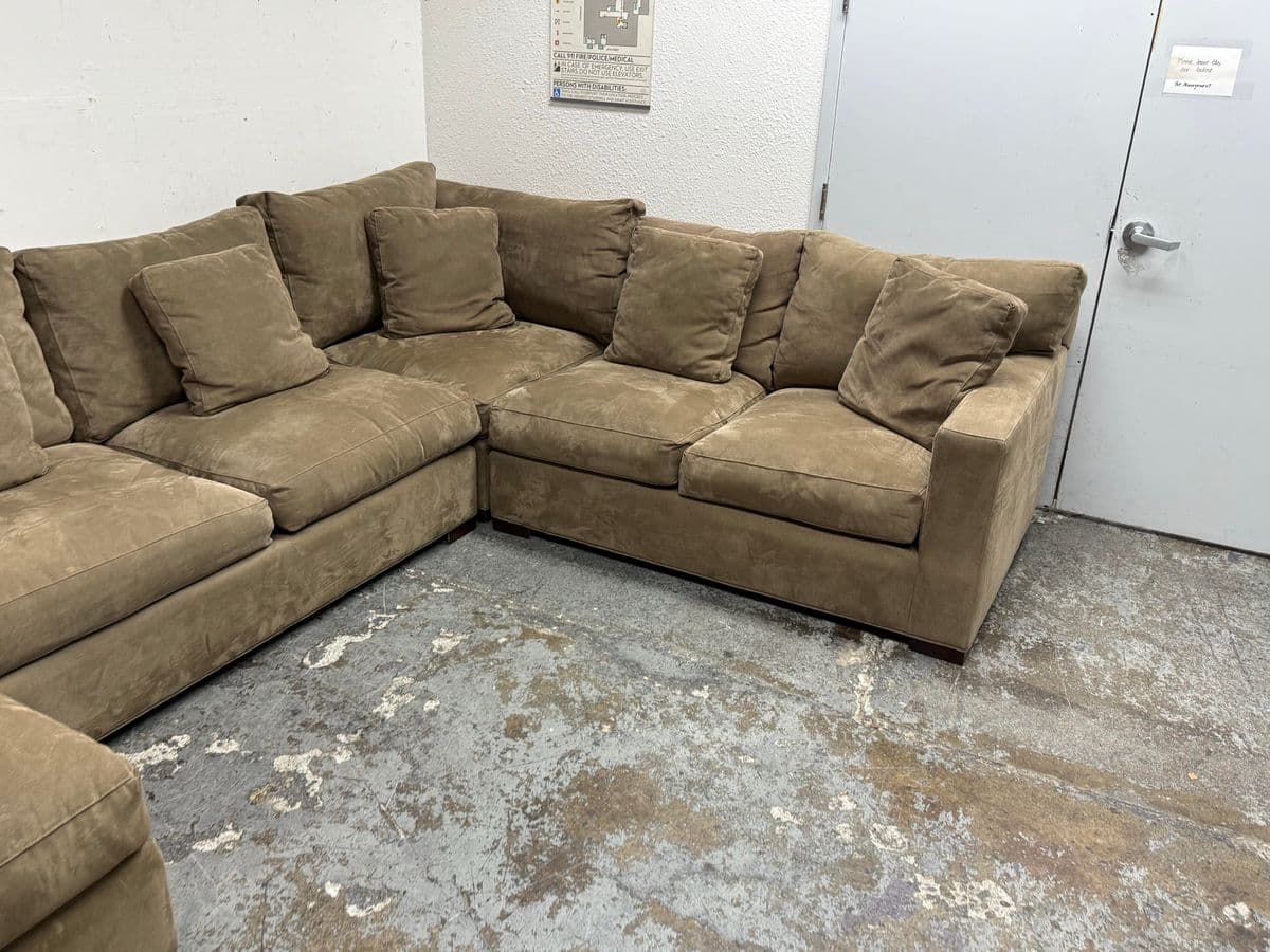 Crate & Barrel Axis Sofa + Chaise Sectional - Thumbnail 12