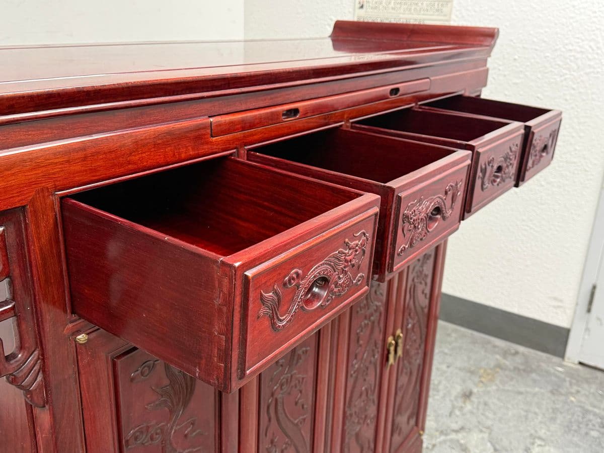 Asian Rosewood Cabinet - Thumbnail 8