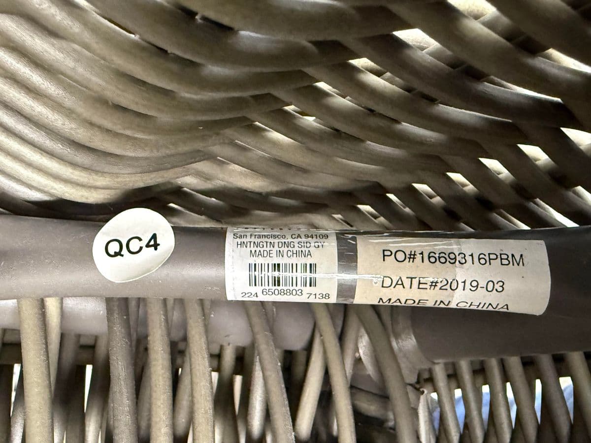 Pottery Barn Huntington Outdoor Dining Chairs + Cushion Covers, Set of Four - Thumbnail 13