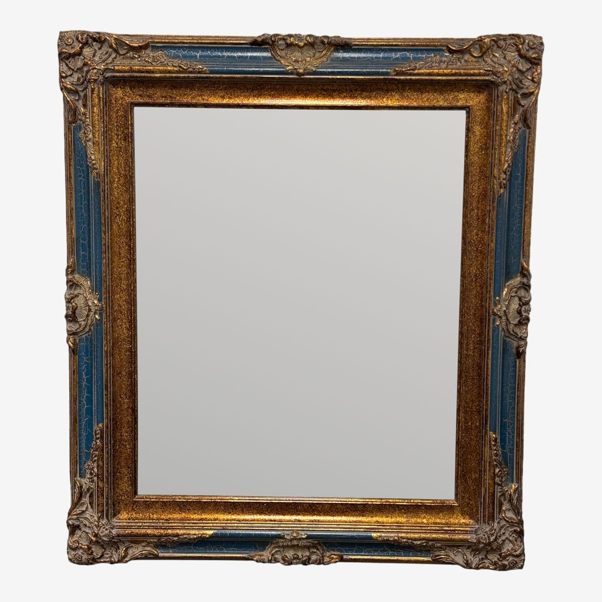 Rococo Gilt Frame Wall Mirror, Vintage - Image 1