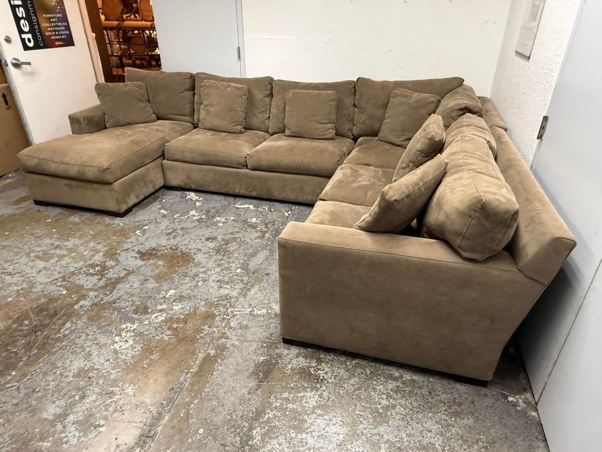 Crate & Barrel Axis Sofa + Chaise Sectional - Thumbnail 10