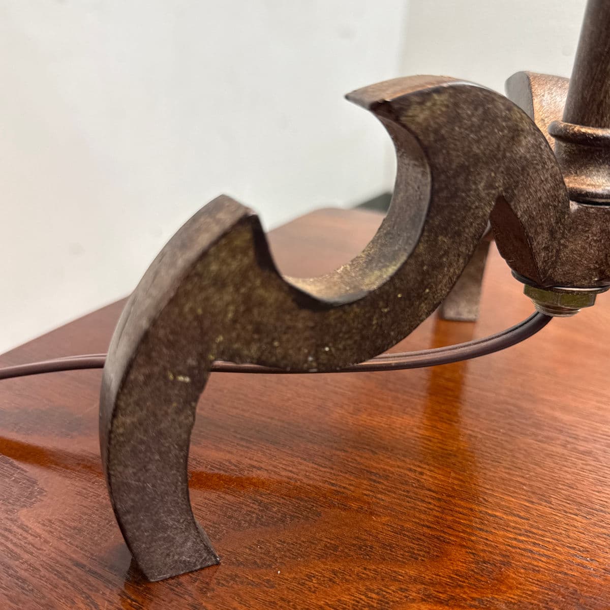 Rustic Wrought Iron Table Lamp - Thumbnail 12