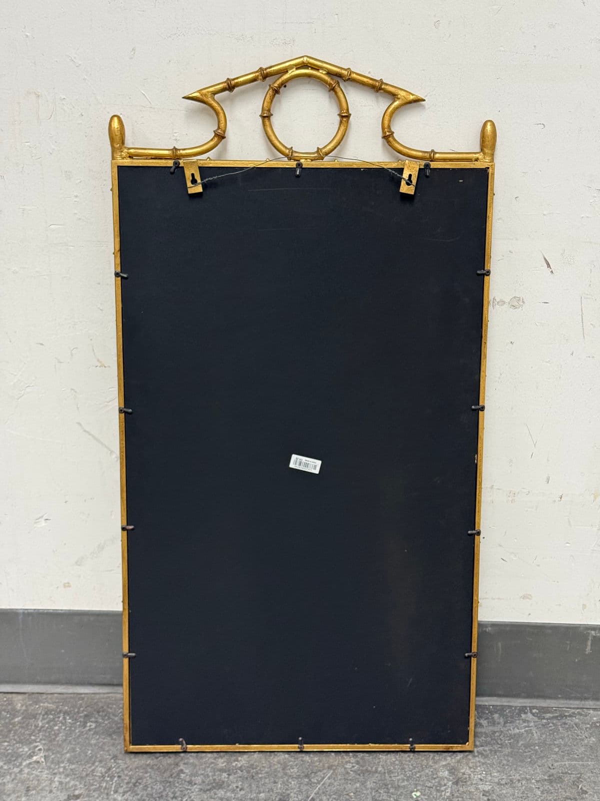 Regency Style Giltwood Faux Bamboo Wall Mirror - Thumbnail 13