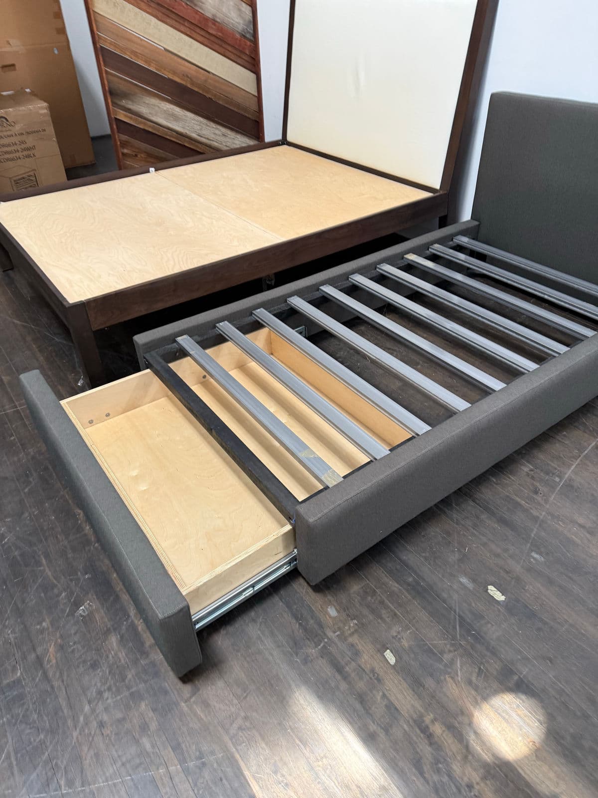 Twin Size Room & Board Wyatt Bed Frame - Thumbnail 9