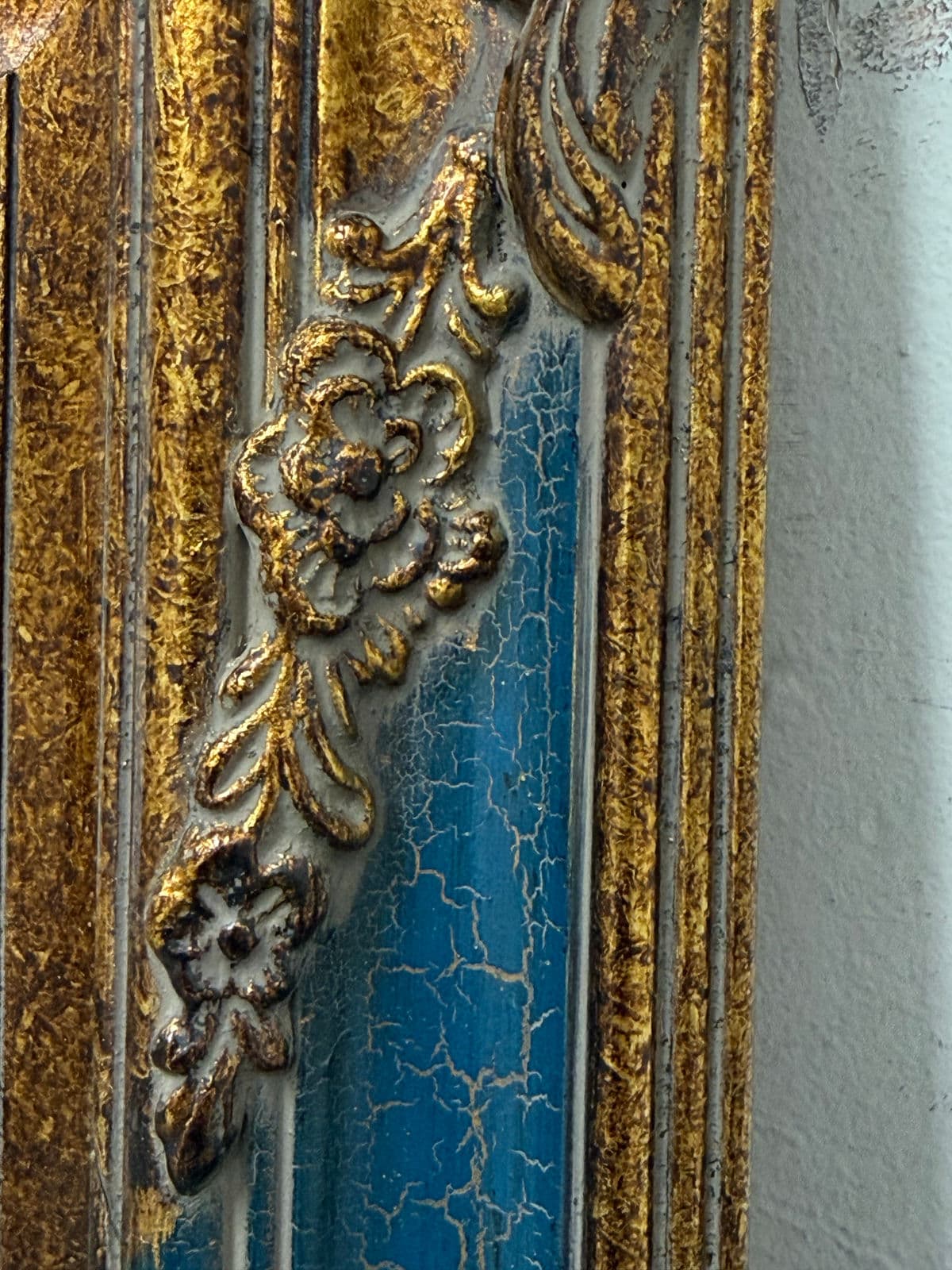 Rococo Gilt Frame Wall Mirror, Vintage - Thumbnail 11