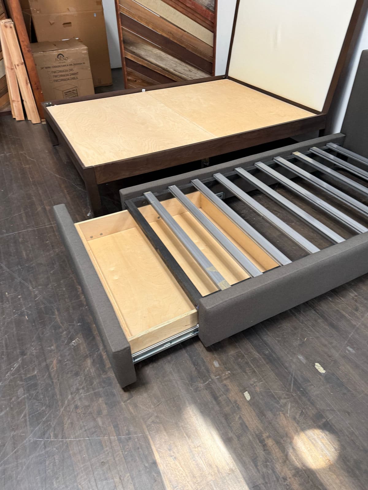 Twin Size Room & Board Wyatt Bed Frame - Thumbnail 7