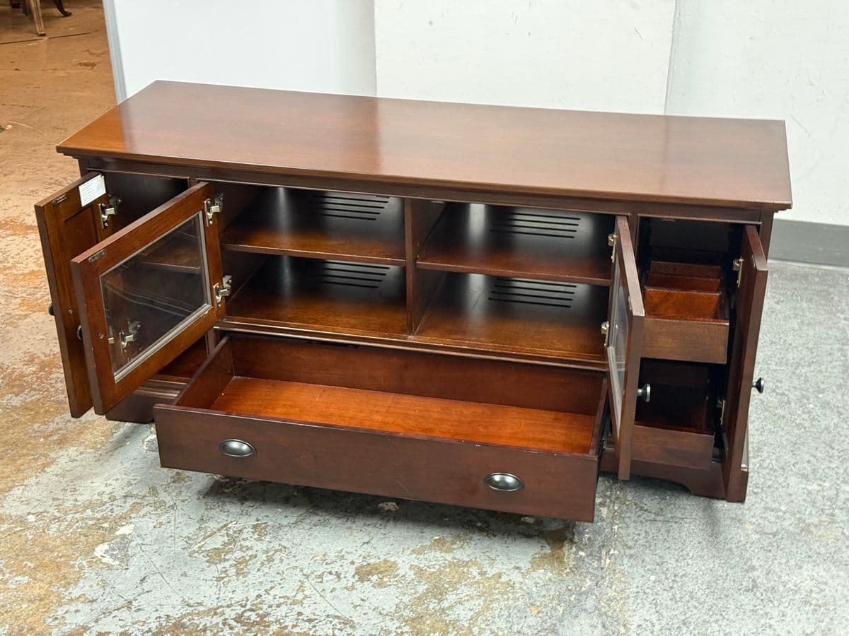 Crosley Furniture Lafayette Mahogany Media Cabinet - Thumbnail 5