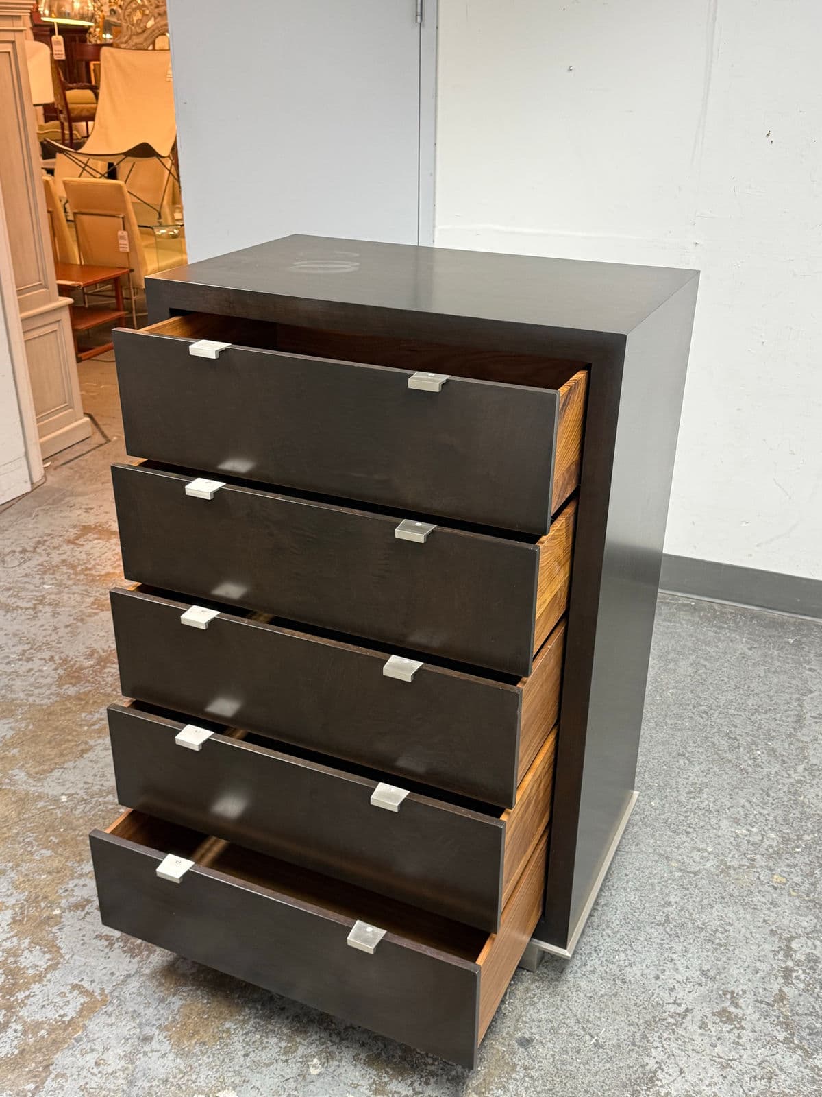 Traylor & Co. Bespoke Contemporary Five Drawer Dresser - Thumbnail 11