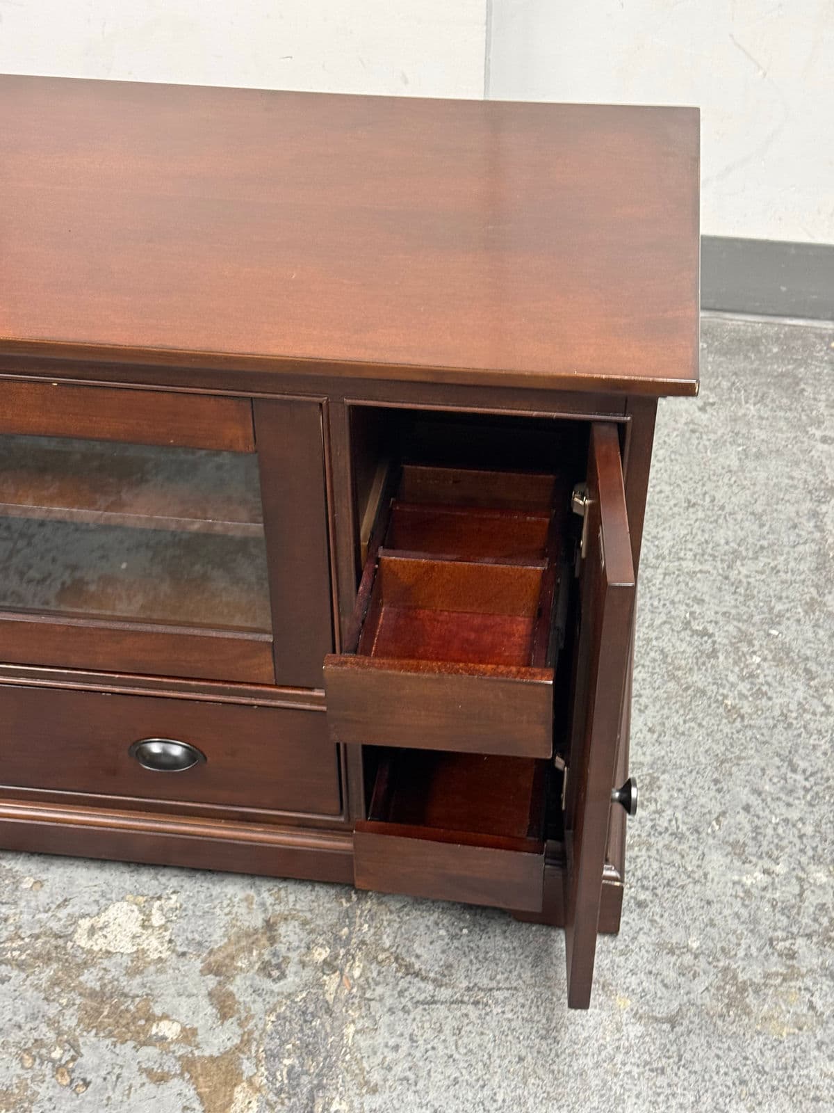 Crosley Furniture Lafayette Mahogany Media Cabinet - Thumbnail 8