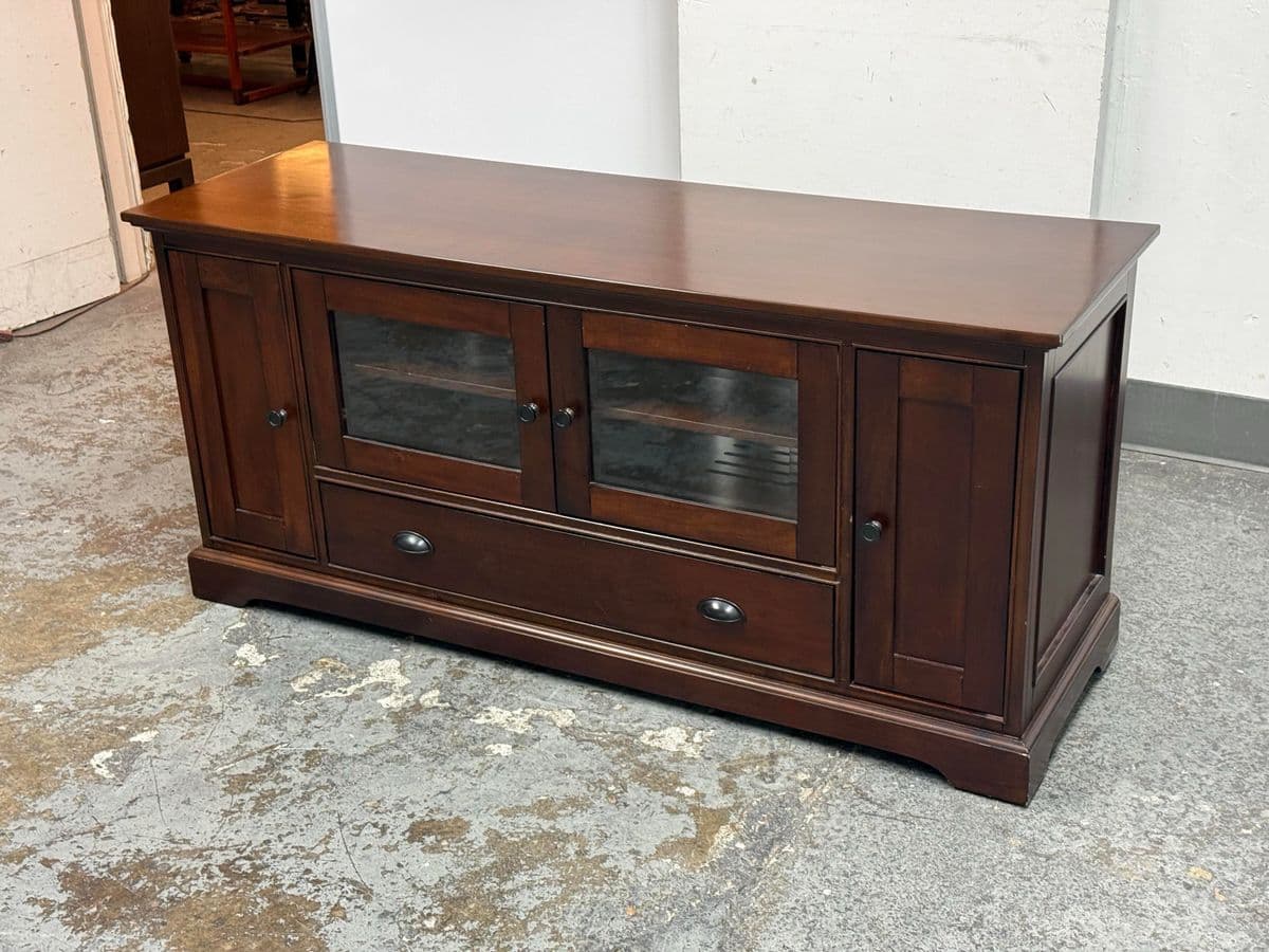 Crosley Furniture Lafayette Mahogany Media Cabinet - Thumbnail 12