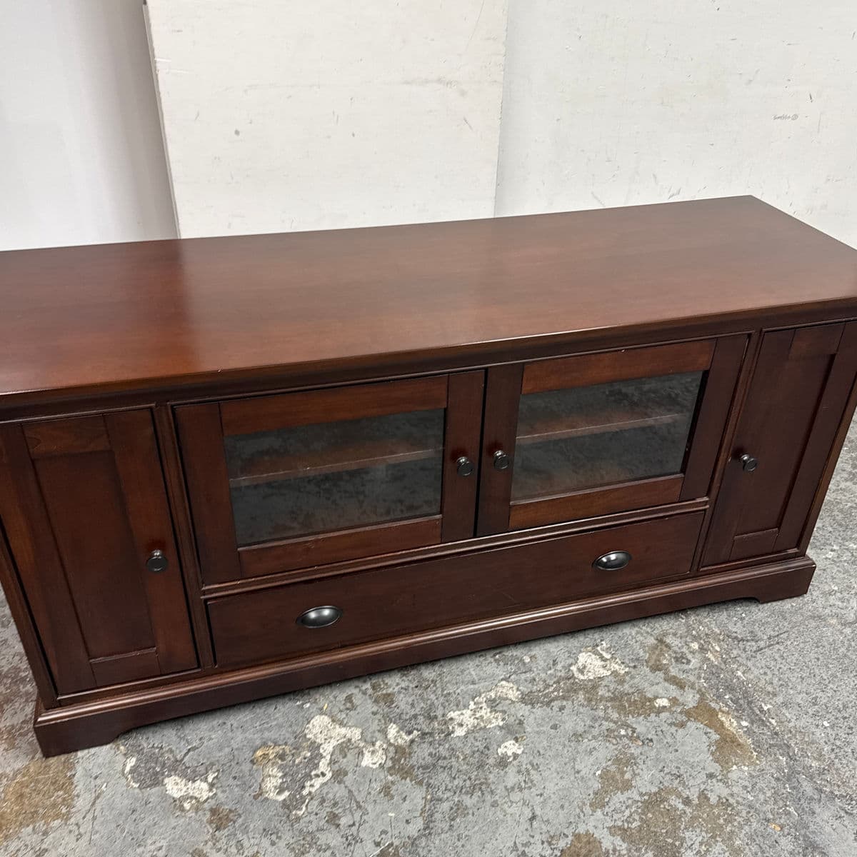 Crosley Furniture Lafayette Mahogany Media Cabinet - Thumbnail 13