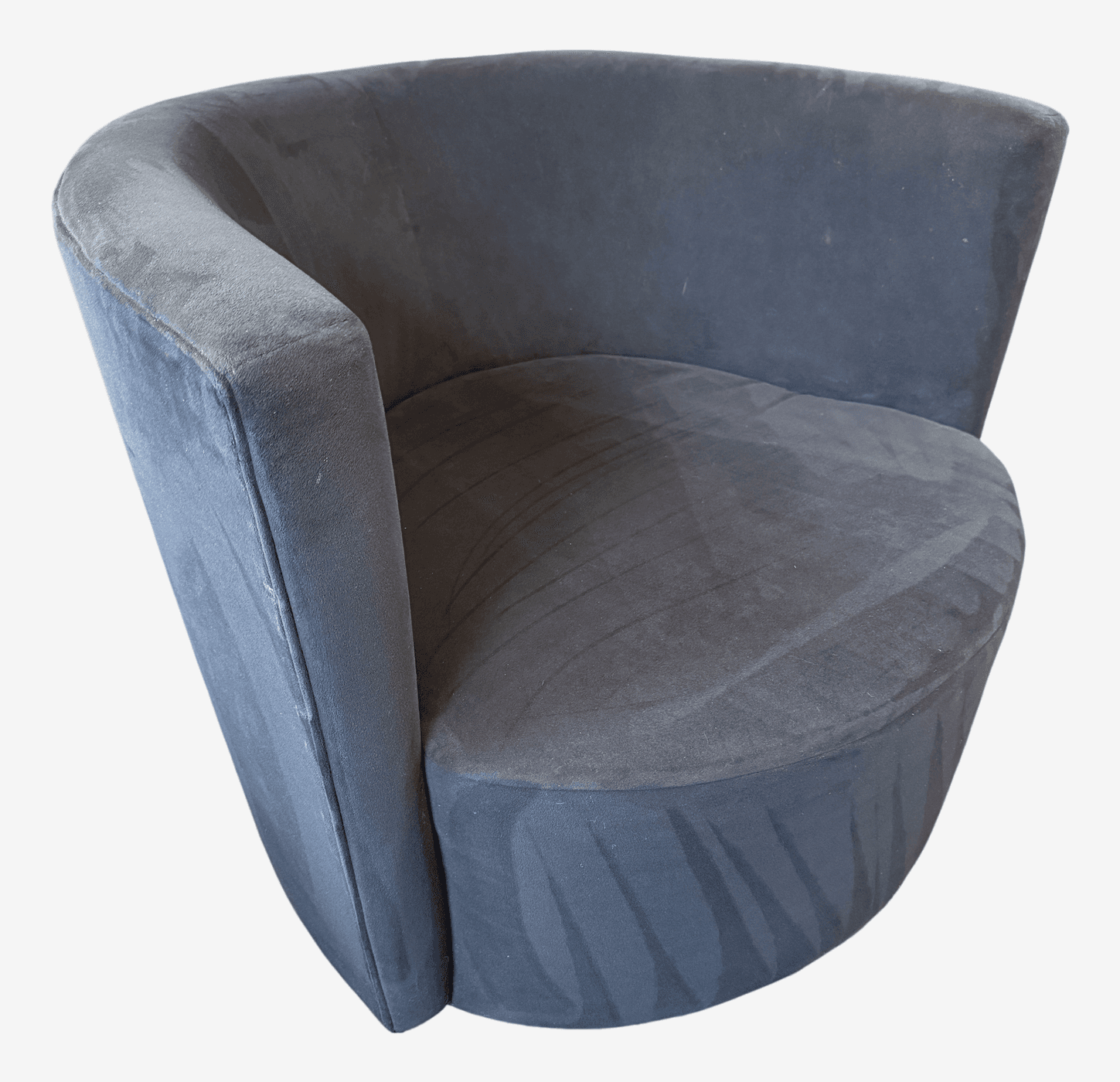 Living Spaces Tub Swivel Chair - Image 1