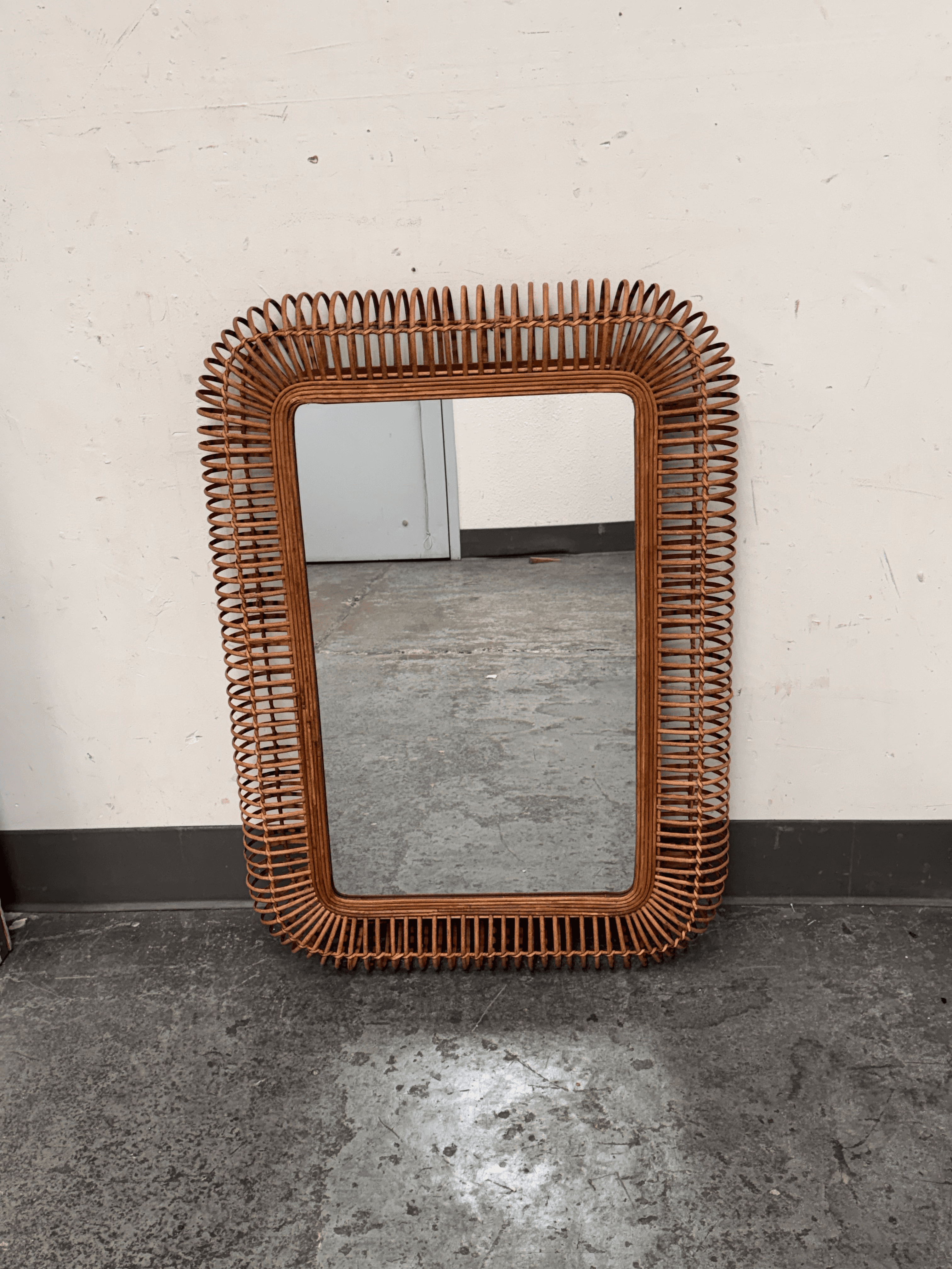 Uma Enterprises Handmade Woven Wall Mirror - Thumbnail 8