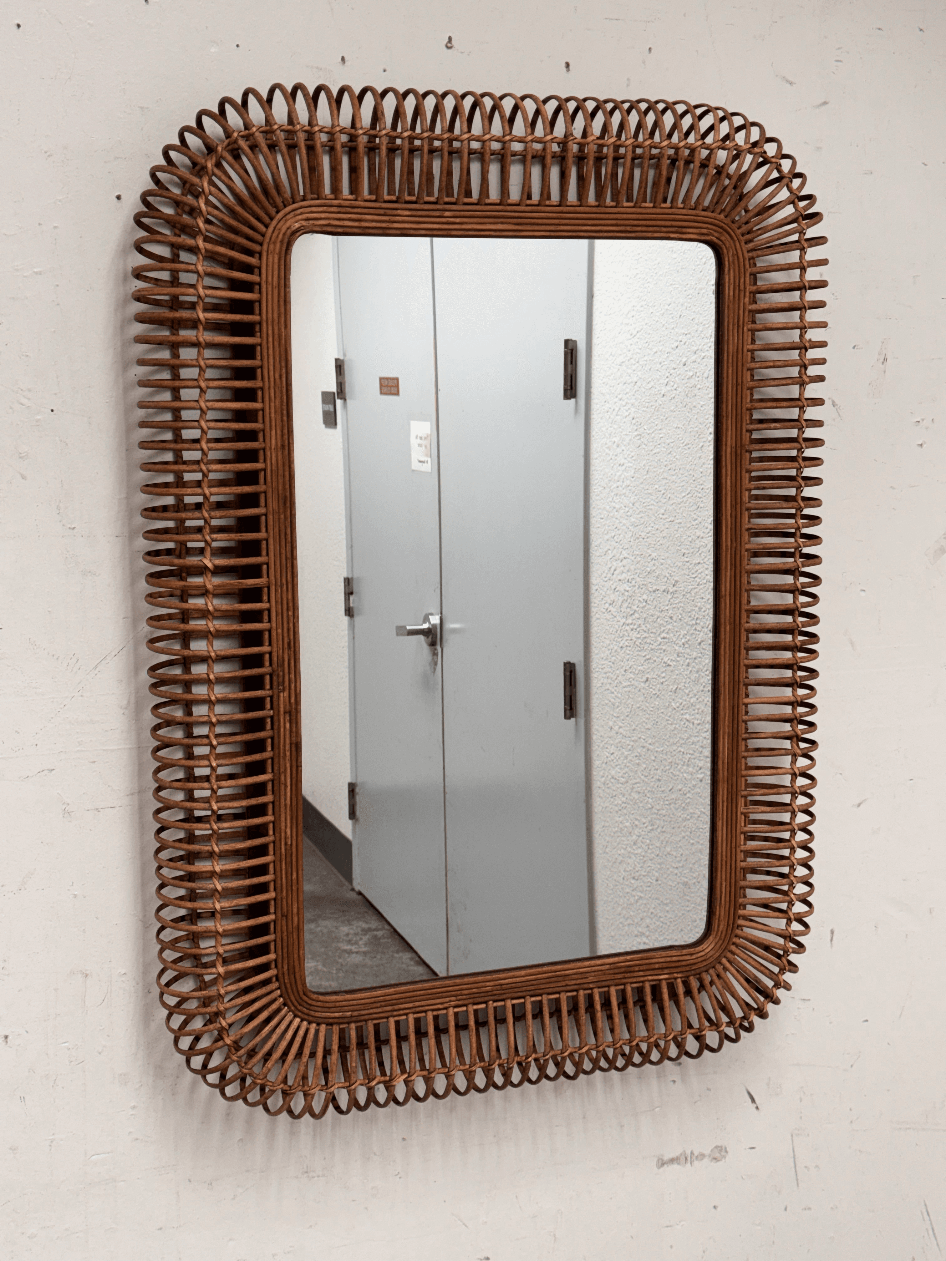 Uma Enterprises Handmade Woven Wall Mirror - Thumbnail 3